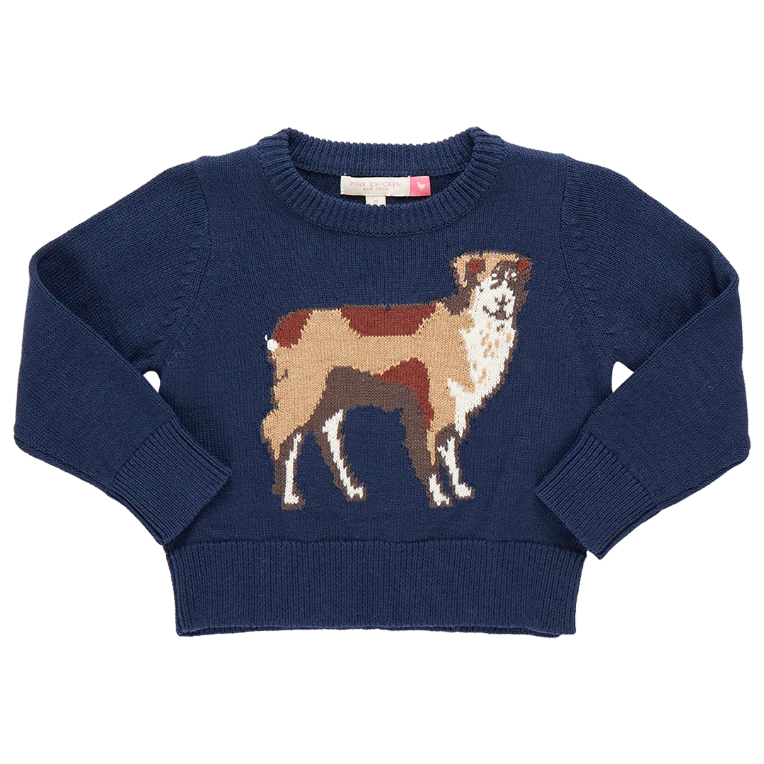 Boys Oliver Sweater Happy Dog