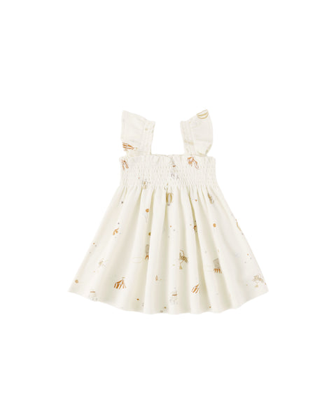Smocked Jersey Dress || Carnival