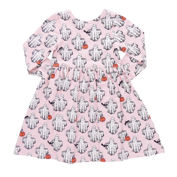 Girls Bamboo Steph Dress - Boo