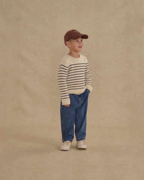 Jacques Sweater || Black Stripe