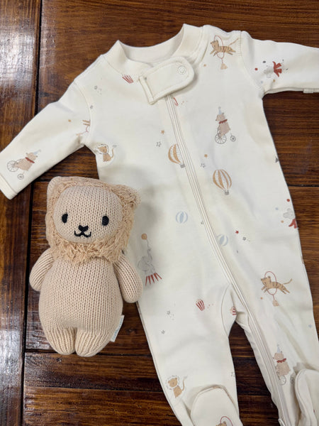 Zip Longsleeve Sleeper Footie || Carnival