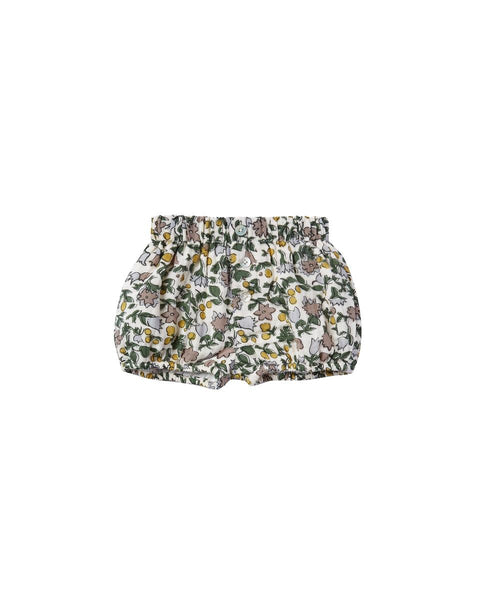 enchanted garden piper blouse and button short set