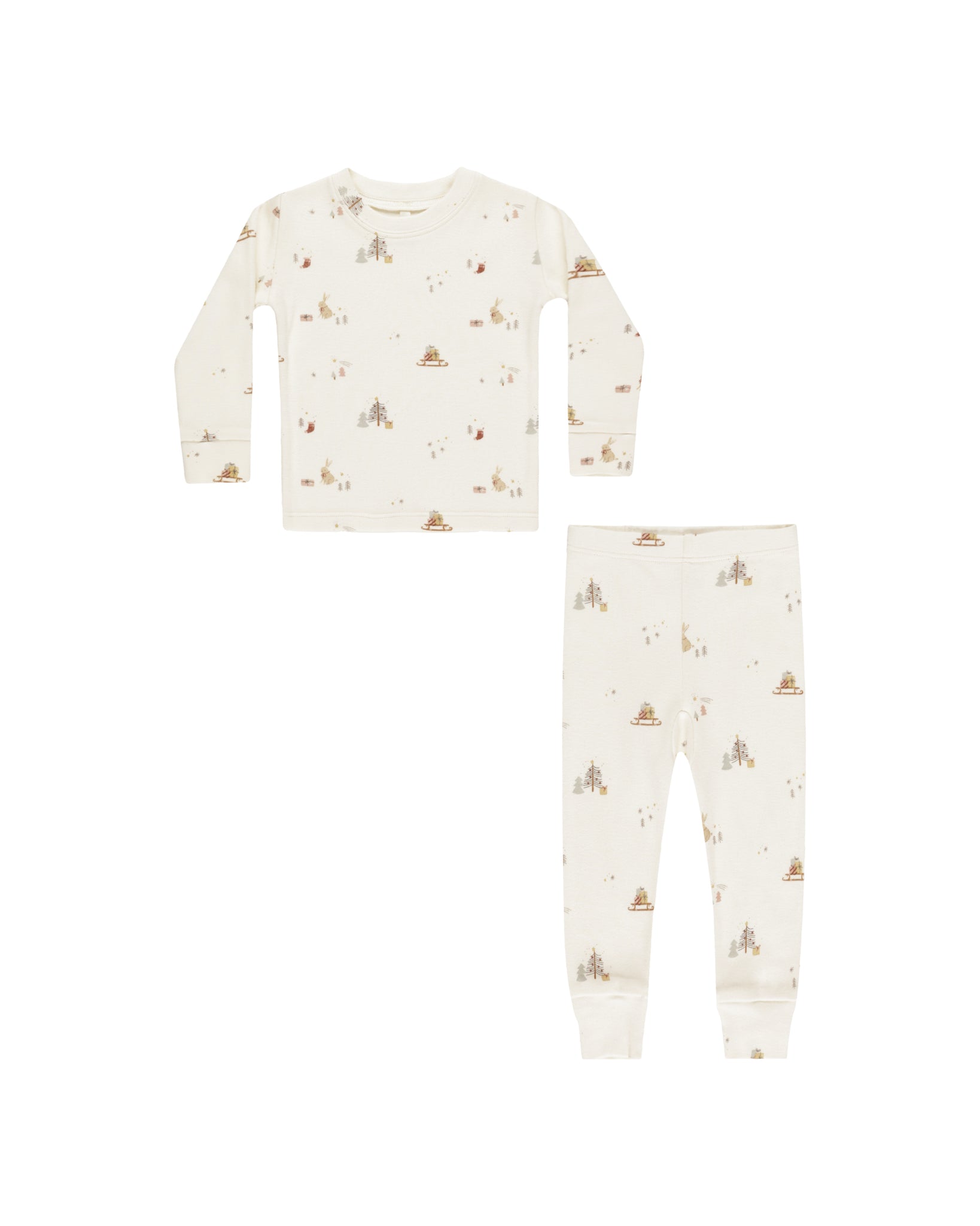 Organic Long John Pajamas || Presents