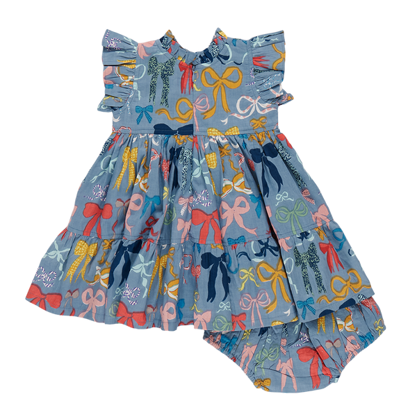 Baby Girl's Jennifer Dress Set Bows on Bows