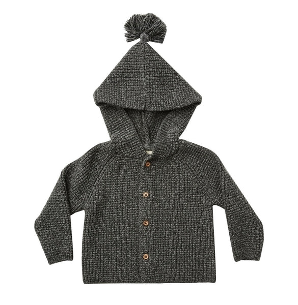 Tassel Cardigan || Charcoal