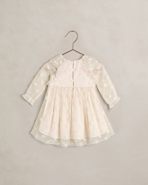 CELINE DRESS EMBROIDERED DAISY