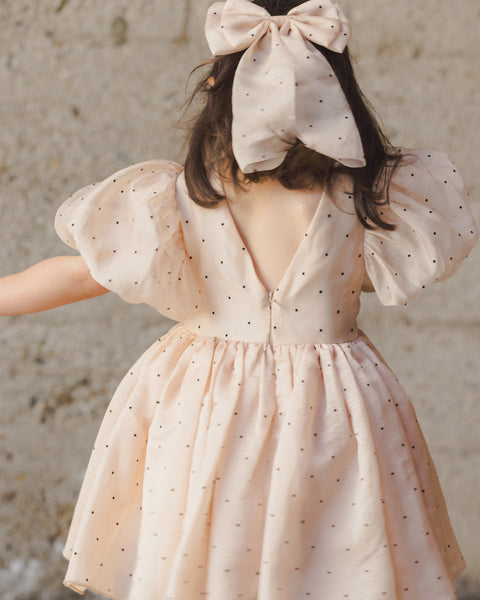 Alice Bow | Flocked Dot