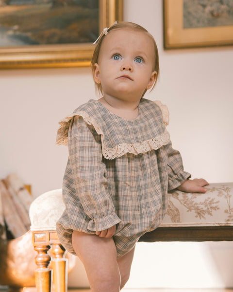NOELLE ROMPER FALL PLAID