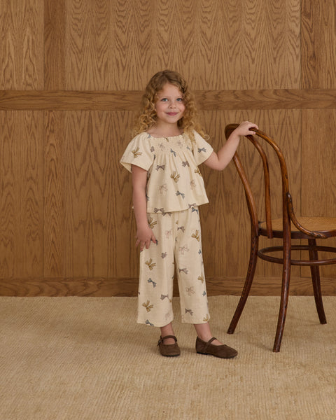 Wide Leg Pant || Bows
