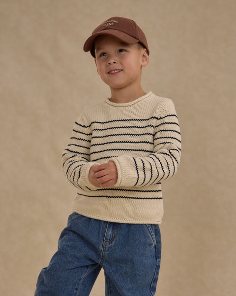 Jacques Sweater || Black Stripe