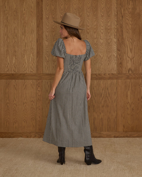 Women's Chiara Dress | Black Gingham