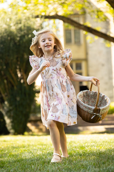 Jennifer Double Ruffle Dress | Vintage Bunnies