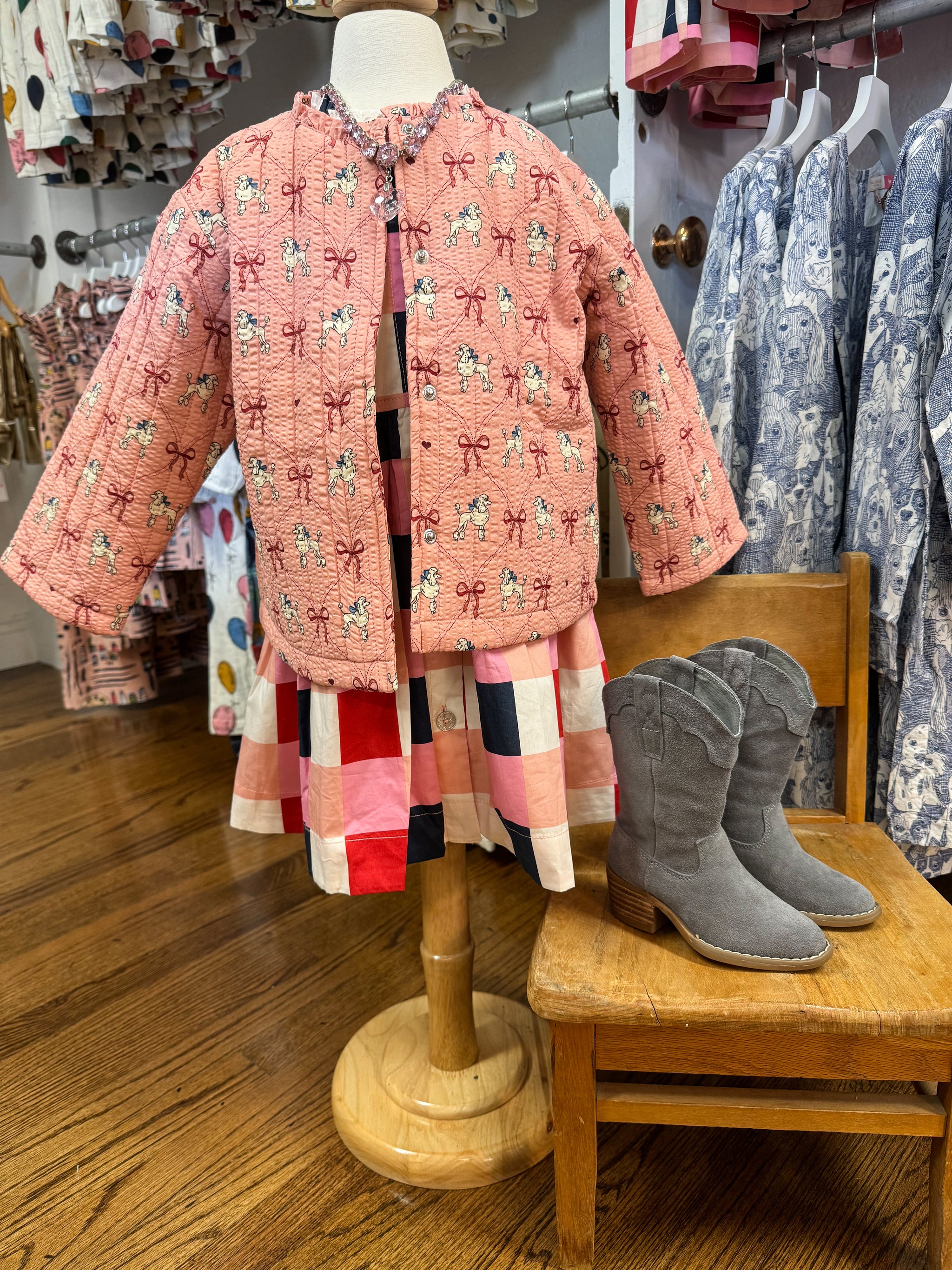 lunella quilted jacket gots - poodle – no small miracle lunella quilted jacket gots - poodle – no small miracle