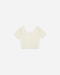 Scallop Tee || Natural