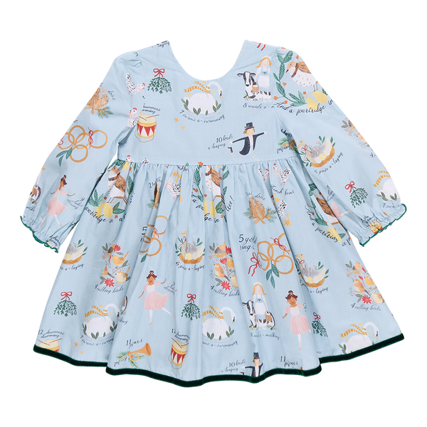 Girl's Amma Dress 12 Days of Christmas