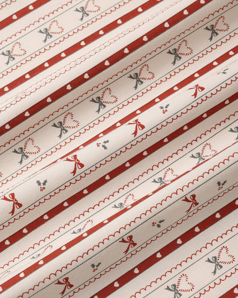 Women's Ruffle Pajamas Candy Cane Lane