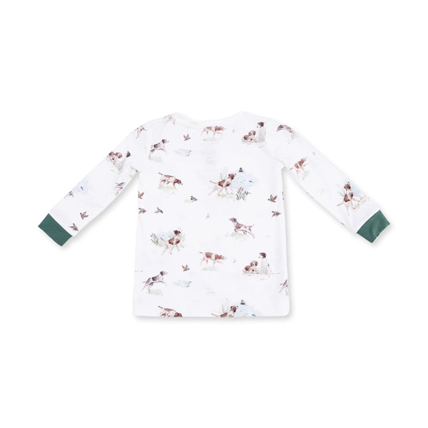 Pointer Pups and Duck Buddies Long Sleeve Loungewear Set