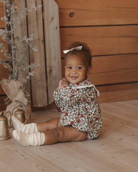 Fern Romper Holiday Floral