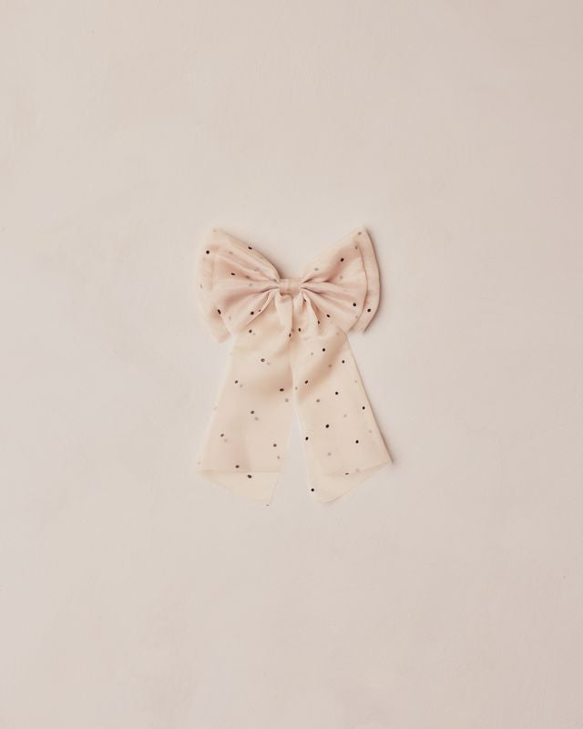 Alice Bow | Flocked Dot