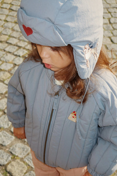 bomber jacket and juno hat/mitten set poodle
