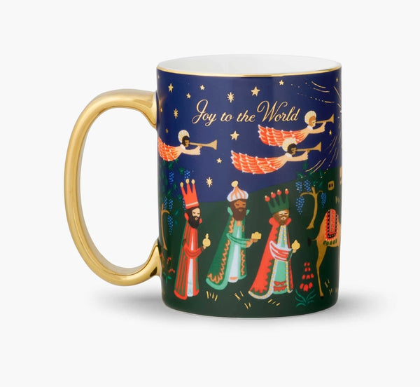 Nativity Scene Porcelain Mug