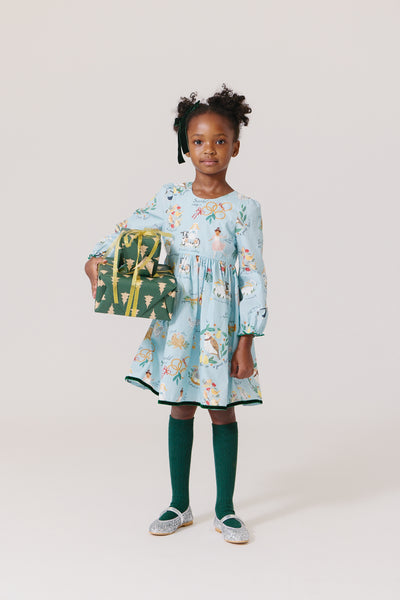 Girl's Amma Dress 12 Days of Christmas