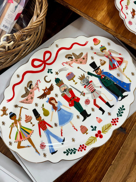 Nutcracker Large Porcelain Serving Platter