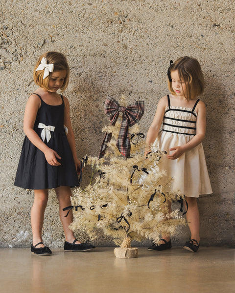Annabelle Dress | Metallic Ivory