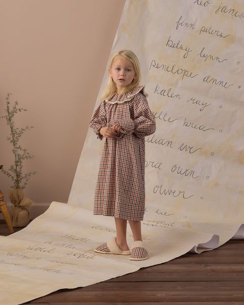 Girl's Nightgown Holiday Gingham