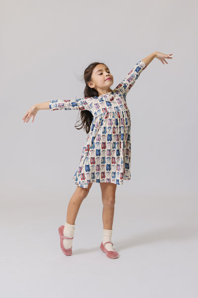 Girls Bamboo Steph Dress Ballet Slippers