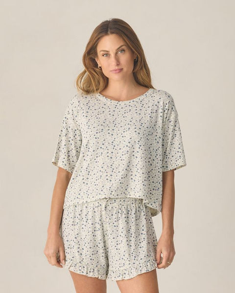 Women's Mosie Set | Blue Ditsy