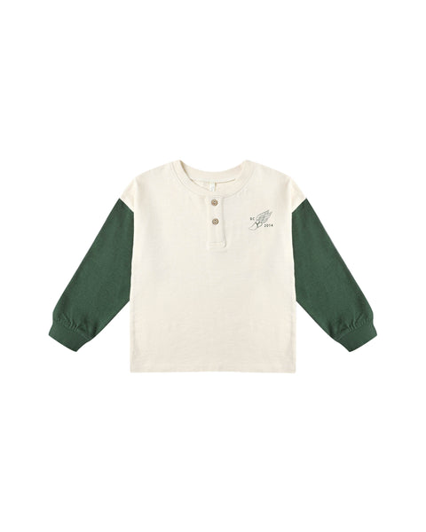Relaxed Long Sleeve Henley || Chase Your Dreams