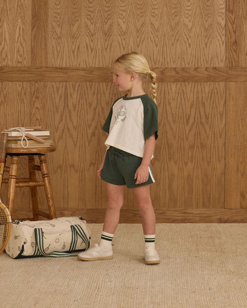 Racer Track Short || Green