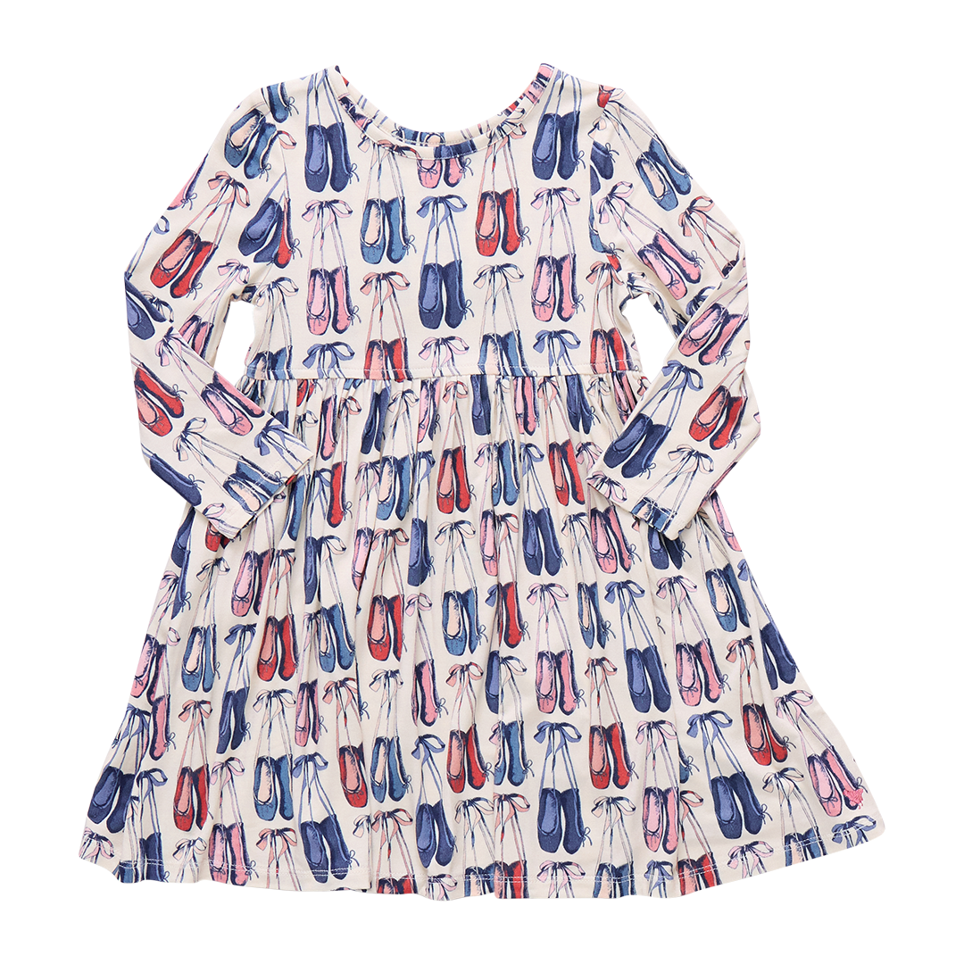 Girls Bamboo Steph Dress Ballet Slippers