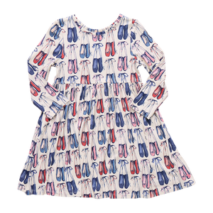 Girls Bamboo Steph Dress Ballet Slippers