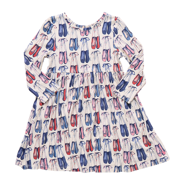 Girls Bamboo Steph Dress Ballet Slippers