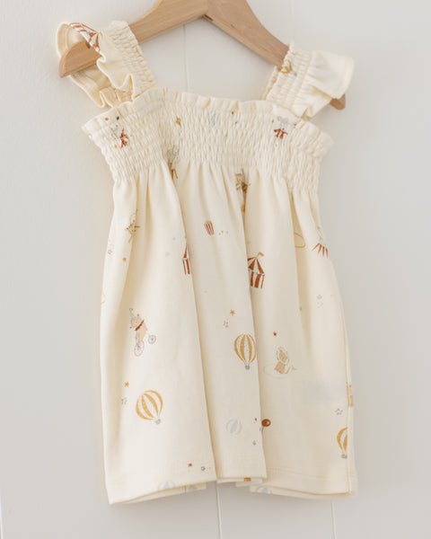 Smocked Jersey Dress || Carnival