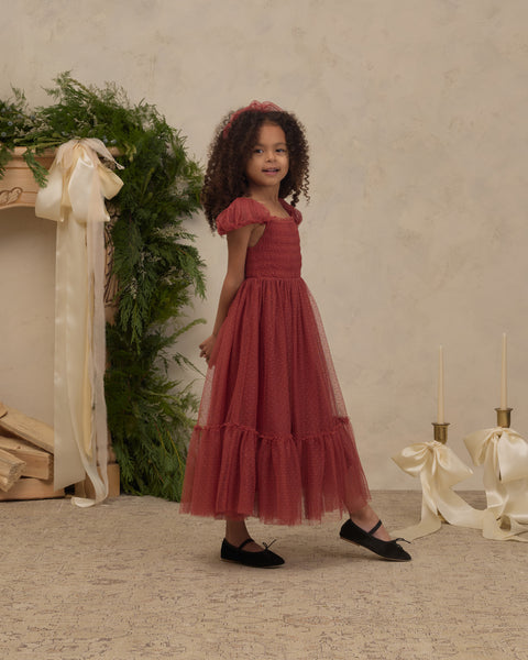 CLARA DRESS RUBY