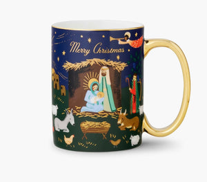 Nativity Scene Porcelain Mug