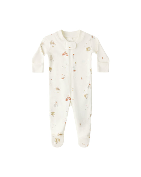 Zip Longsleeve Sleeper Footie || Carnival