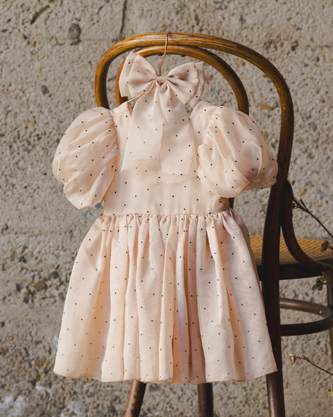 Alice Bow | Flocked Dot