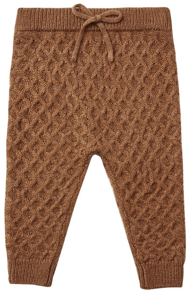 Knit Gable Pant || Rust