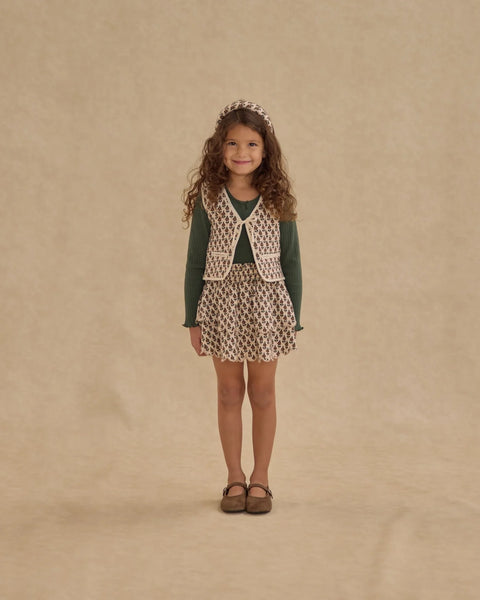 Rose Mini Skirt || Harvest Floral