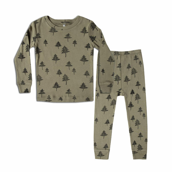 trees pajama set