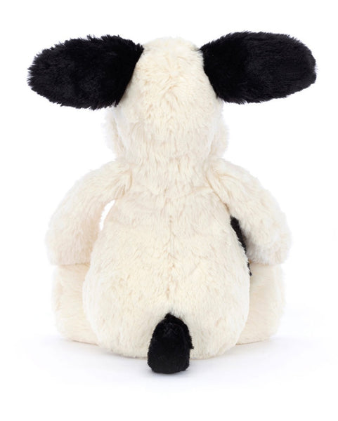 Bashful Black & Cream Puppy Medium
