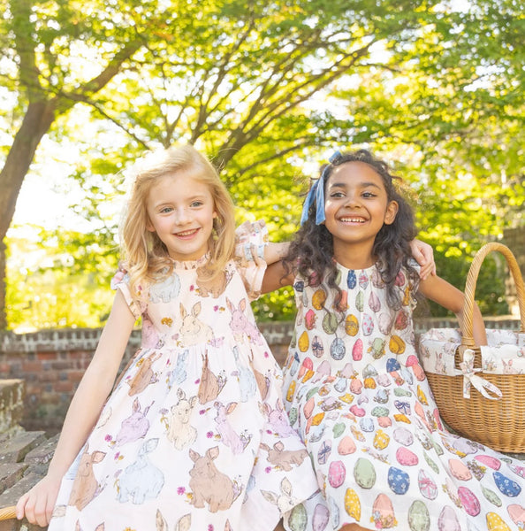 Eloise Ruffle Dress | Multi Eggs