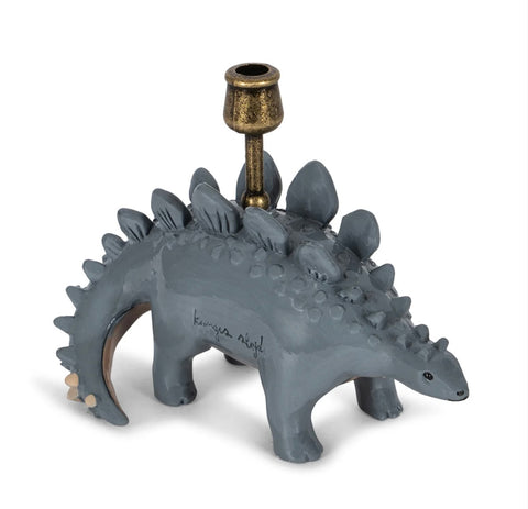 dino candle holder - green