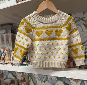 Love Sweater Mustard