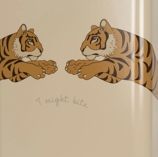 travel suitcase - tiger