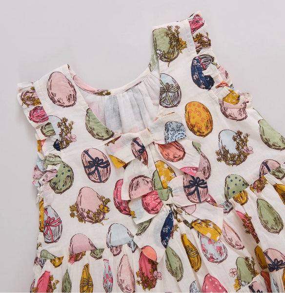 Eloise Ruffle Dress | Multi Eggs